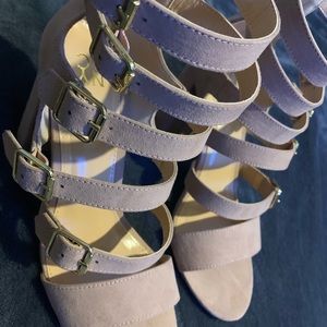 New York & Company Buckle-accent Strappy Sandal